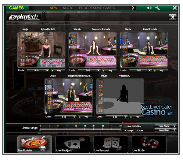 bet365 live roulette lobby